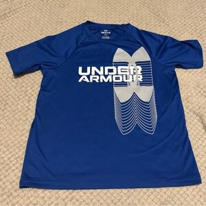 Under Armour Boys size youth small shirt blue